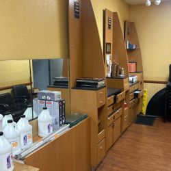 Hair Salon stations and equipment
