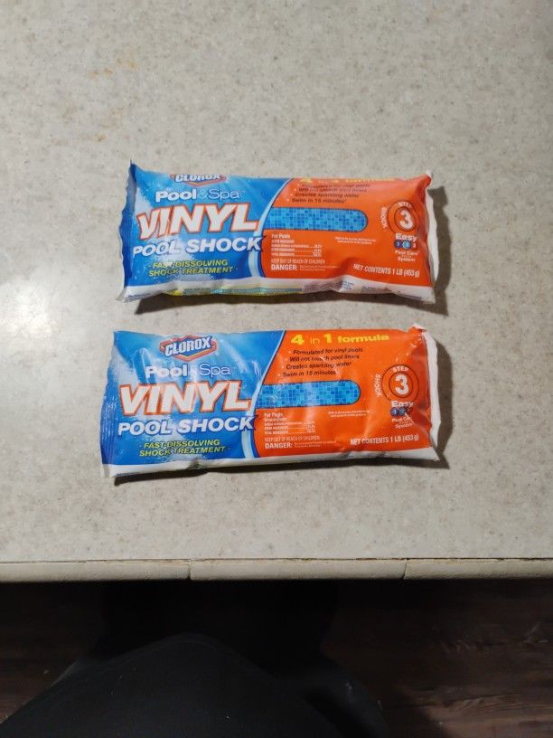 2 Clorox Pool & Spa Cleaner(1lb. Bags)
