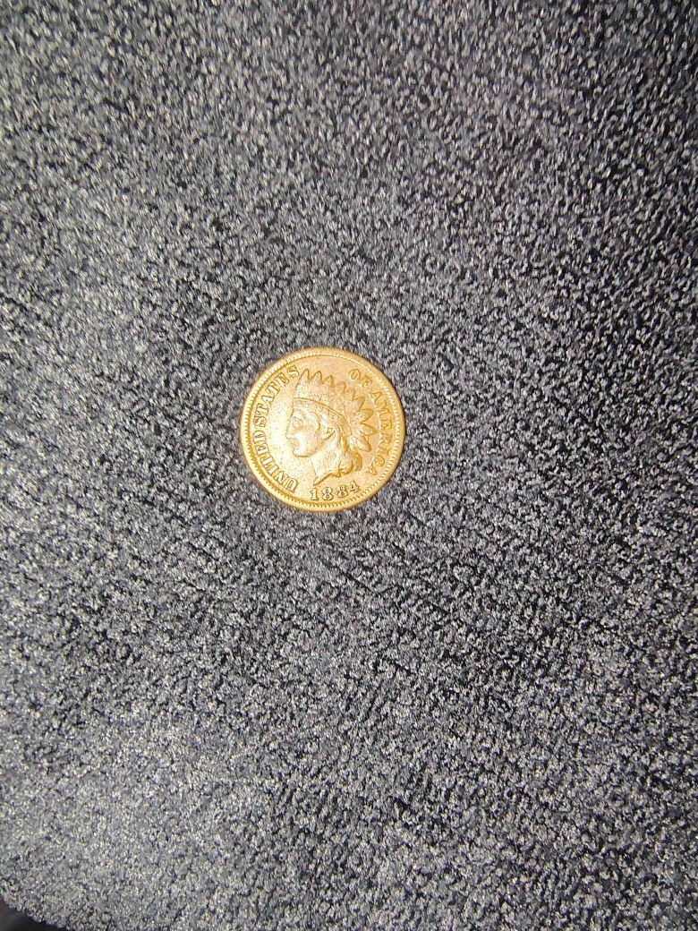 1884 Indian Head Penny