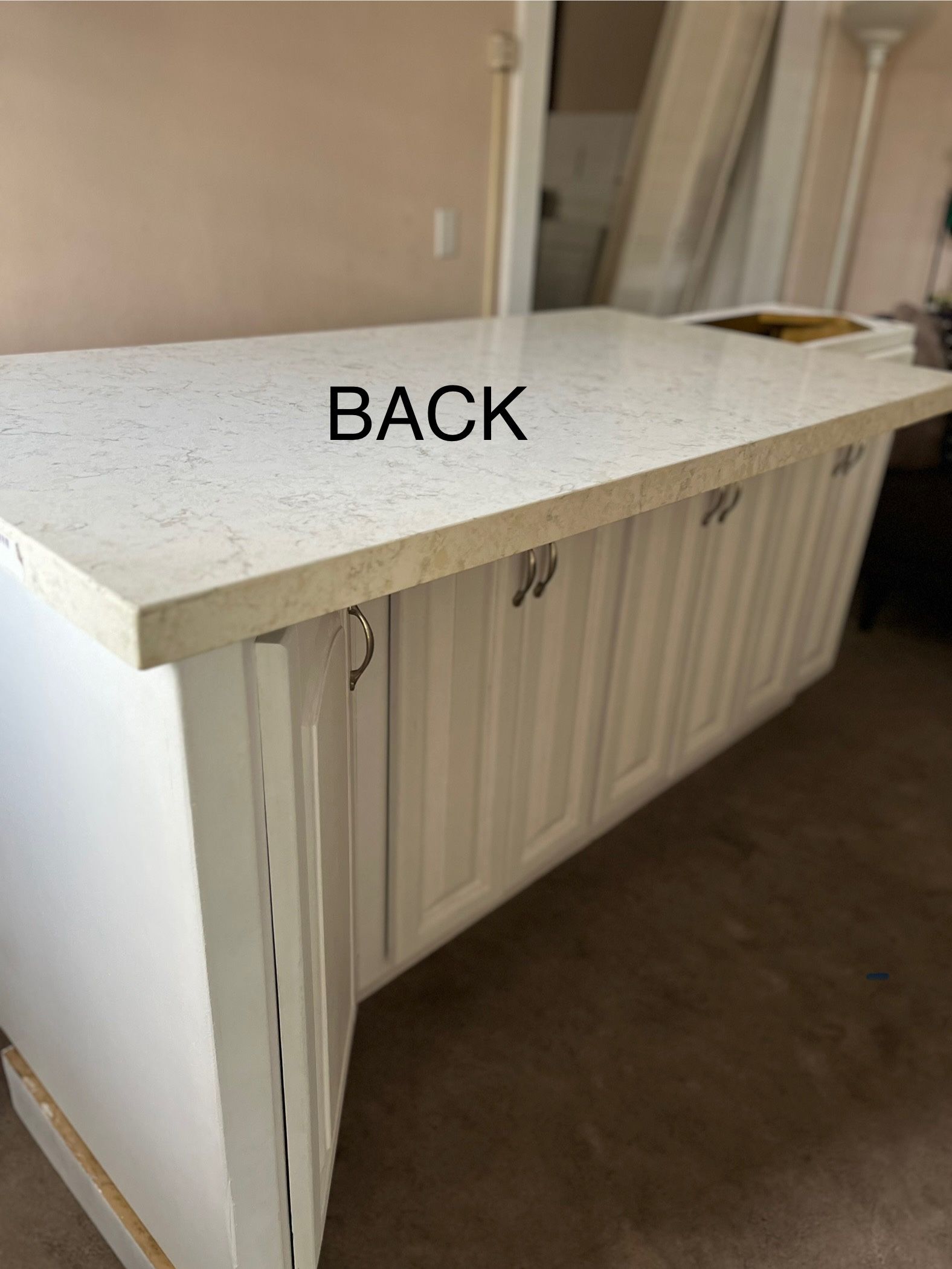 Kitchen island/Peninsula 72” Long ((FREE Delivery))