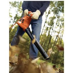 BLACK+DECKER 12 AMP 230 MPH 385 CFM Corded Electric 3-In-1 Handheld Leaf Blower, Vacuum & Mulcher with Tool Free Switchover