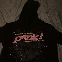 black Sp5der hoodie 