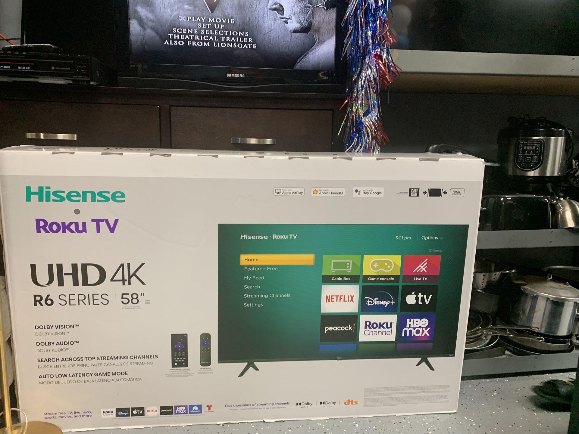 58 Inch Flat Screen Smart Tv