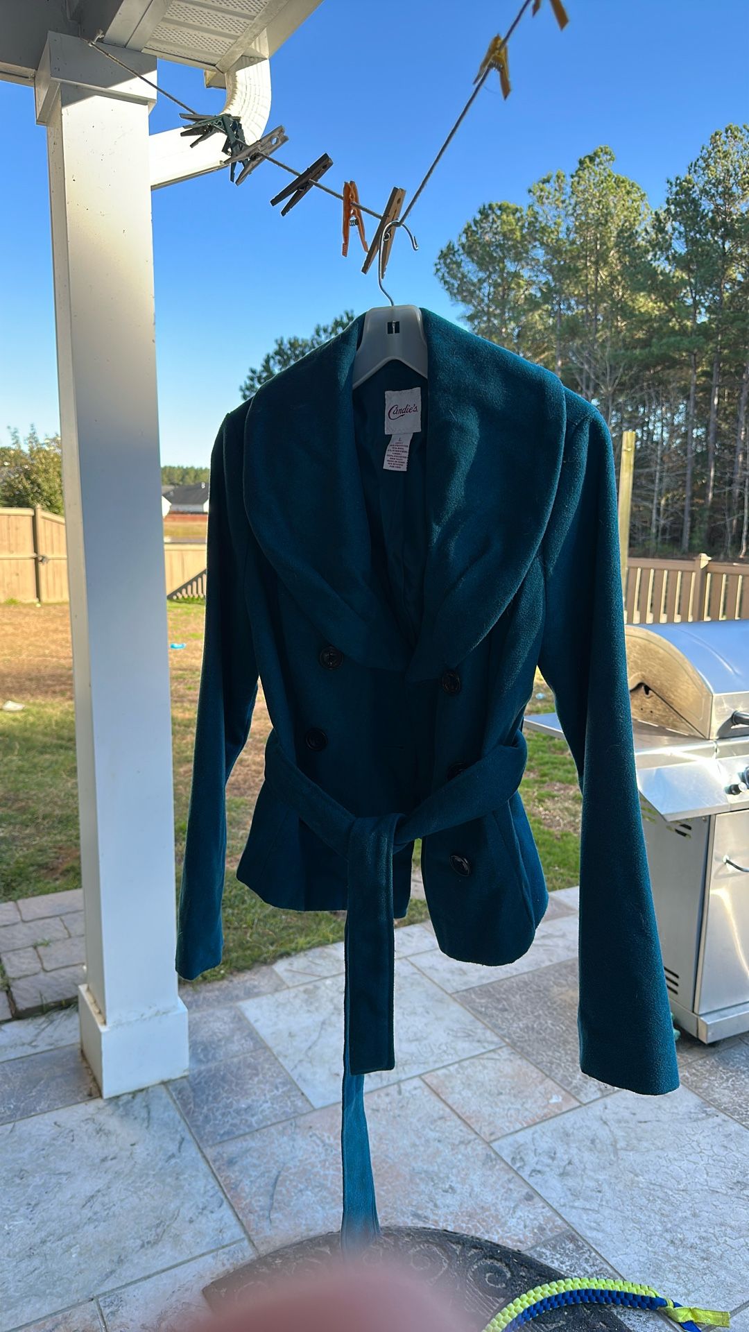 BLUE DRESS COAT Size L