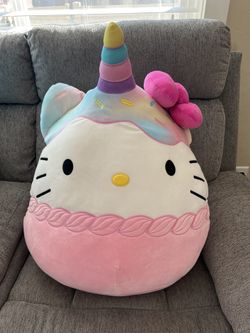 HELLO KITTY ICE CREAM CUPCAKE UNICORN QUISHMALLOWS 20in PLUSH