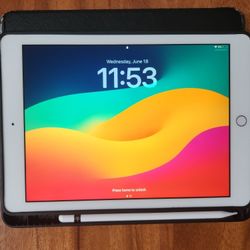 iPad 6 with Apple Pencil and Case