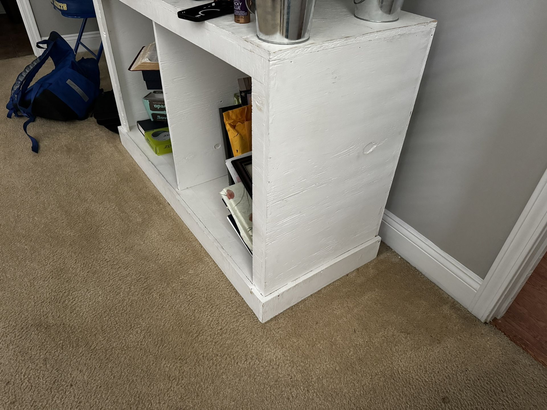 TV stand and bookcase