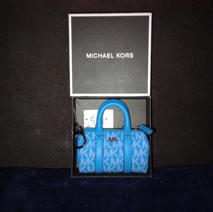 NWT Michael kors Micro Duffle Key Fob Bag Charm
