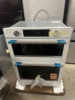 New 30" KitchenAid White Microwave Combo Wall Oven