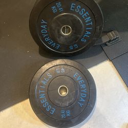 Set of 45LBS Bumper Plates (Everyday Essentials) (Used)