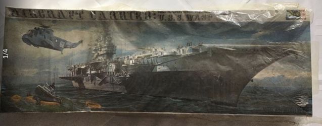 1/2 Aircraft Carrier USS WASP Model Kit