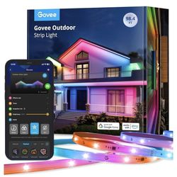 Govee Outdoor LED Strip Lights, 98.4ft Smart Outdoor Lights 