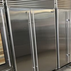 Sub Zero 48”Wide Stainless Steel Built In Refrigerator 