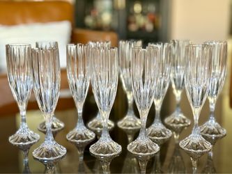 Vintage Mikasa Park Lane Champagne Flutes - set of 12
