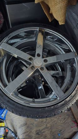 22" rims and tires
