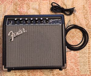 Fender Champion 20 Guitar Amp w/ Power Cord & Instrument Cable