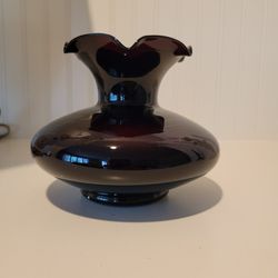 Black Amethyst Antique Vase
