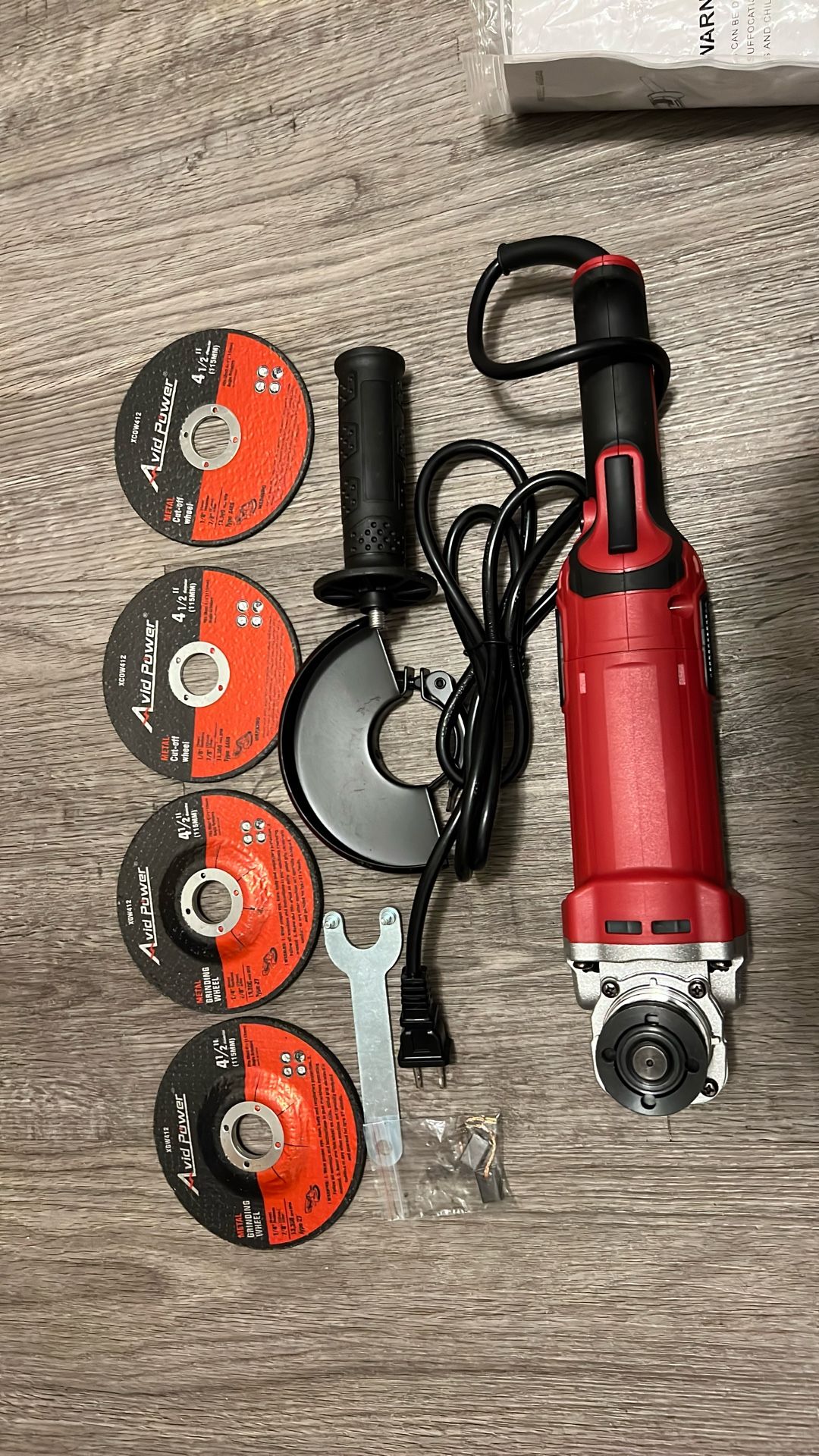 Avid Power 8.0A Angle Grinder