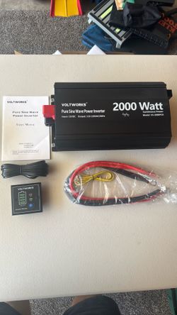 Voltworks 2000 Watt pure sine wave inverter