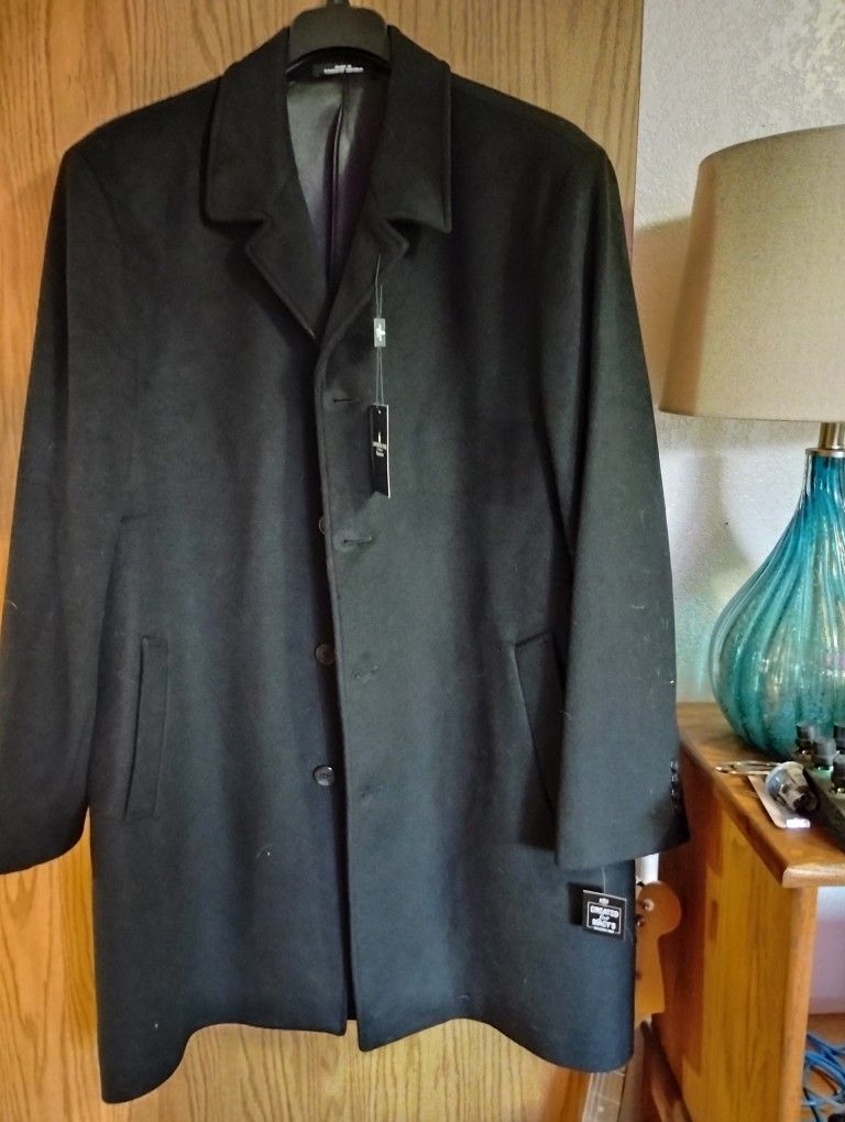 Beautiful Mens London Fog Top Coat Wool