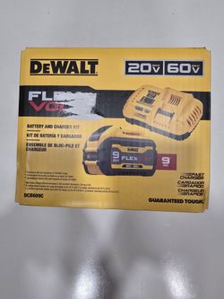 DeWalt 60v Flexvolt 9Ah Battery with Fast Charger
