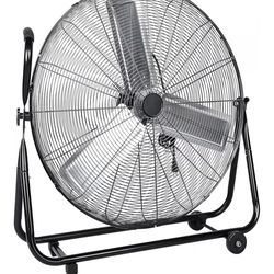Dynamic 30-Inch Floor Fan with Roll Booster - Industrial-Grade Airflow, 360 Degree Adjustable Tilt, and Portable Design for Rapid Cooling and Flexible
