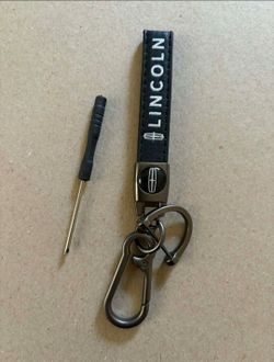 Leather Key Chain For Lincoln