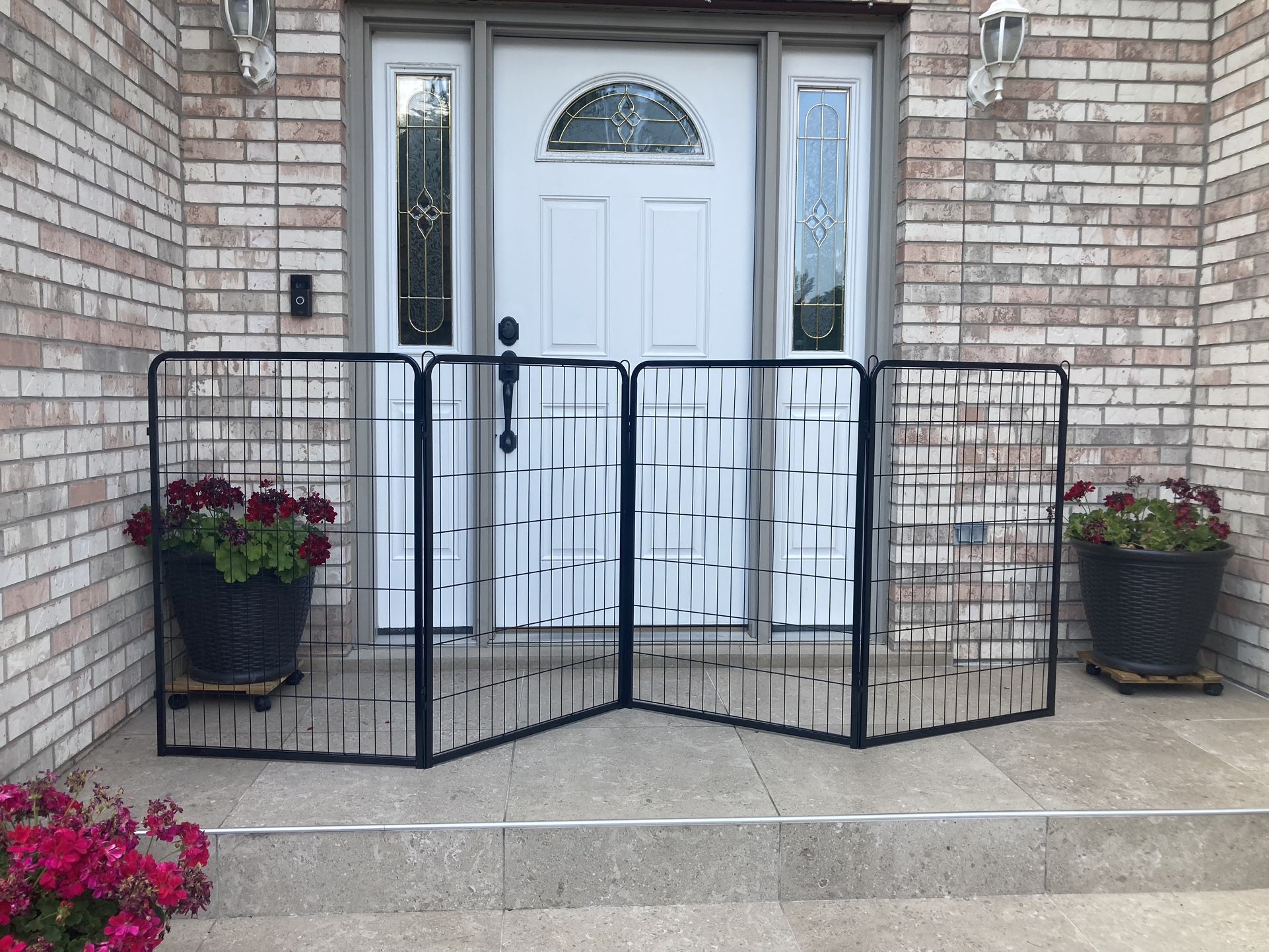 new metal gate (108” across 40” H)