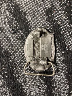 Silver Metal Belt Buckle