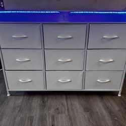 9-Drawer Dresser with LED Lights & USB Charging – Brand New + Delivery Available
