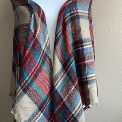 Women’s Plaid Shawl