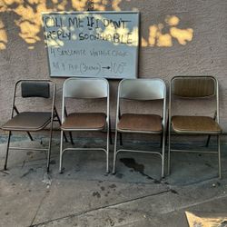 4 Samsonite Vintage Chairs