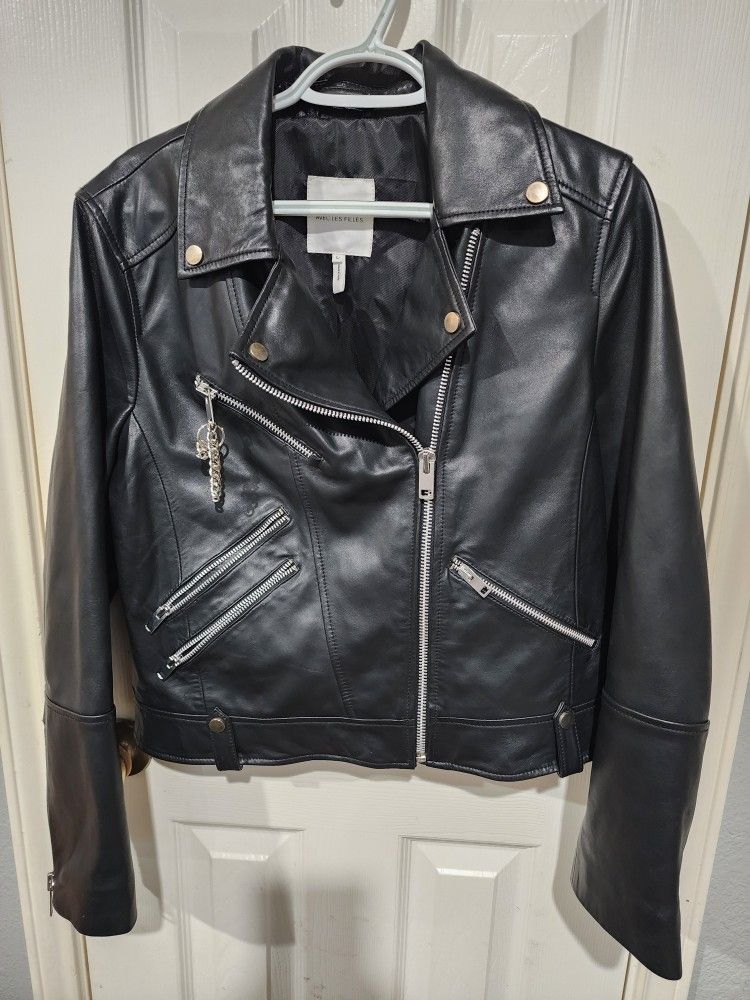 Womens Size Large Leather Jacket