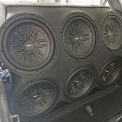 Custom Subwoofer Box Loaded Six 12" DS18 Subs Jeep Wrangler