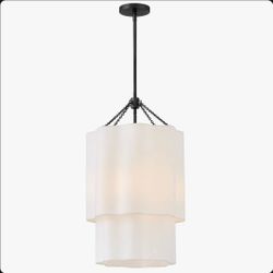 $69!! ✨ Hinkley Gwen 16” Wide Black Pendant Light – BRAND NEW IN BOX ✨