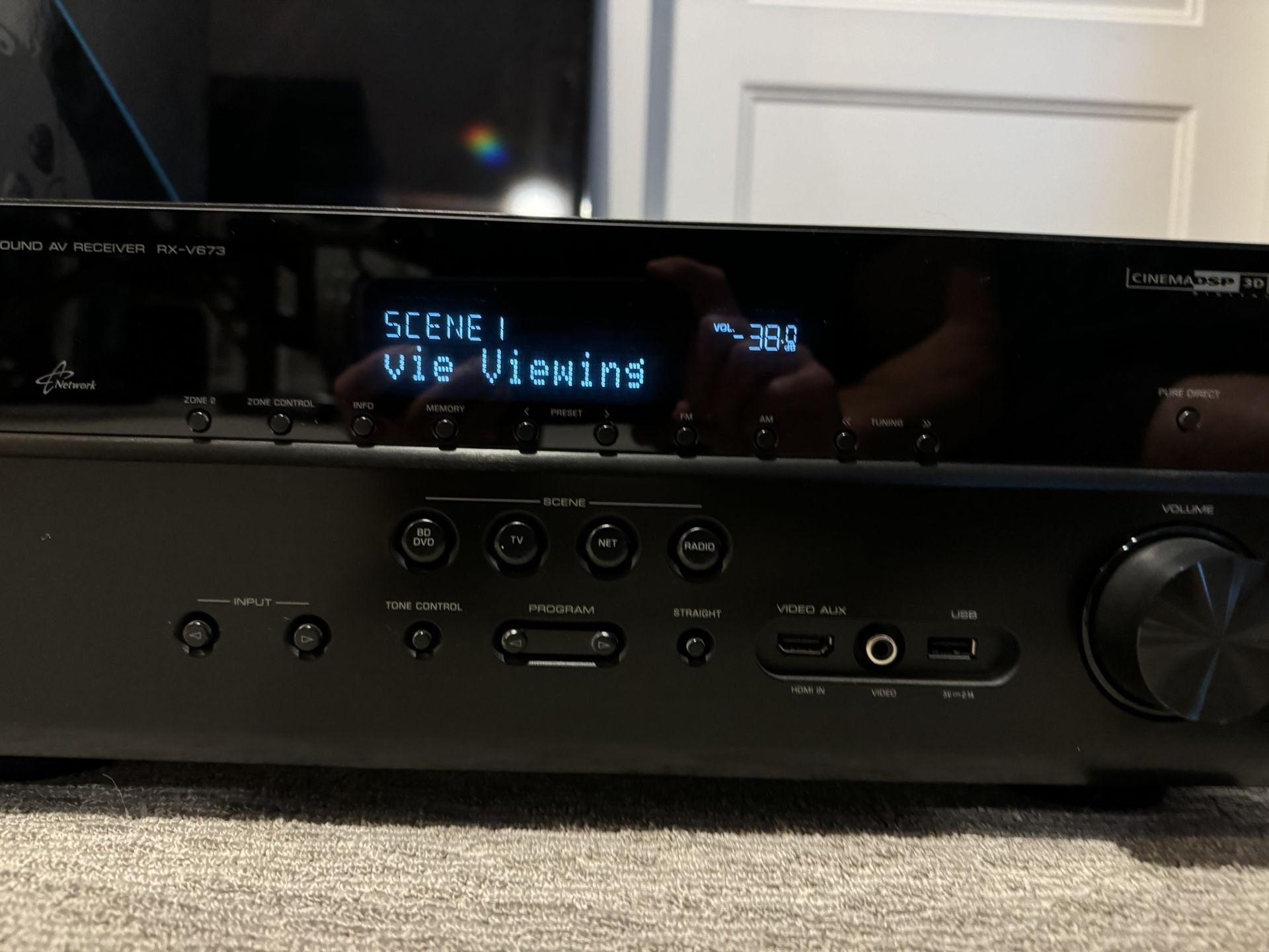 Yamaha RX-V673 Home Theater Receiver /w Airplay