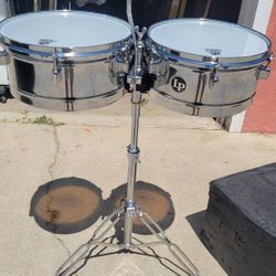 timbales lp with case