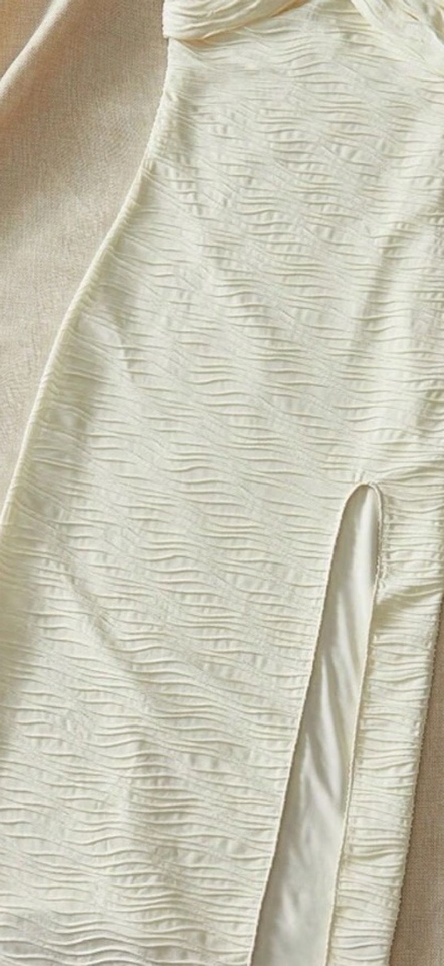 Cream Midi Dress