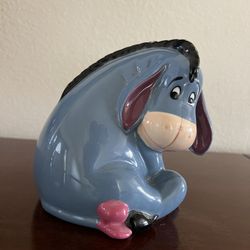 Disney Hand Painted Pooh N’ Friends Ceramic Eeyore Toothbrush Holder 