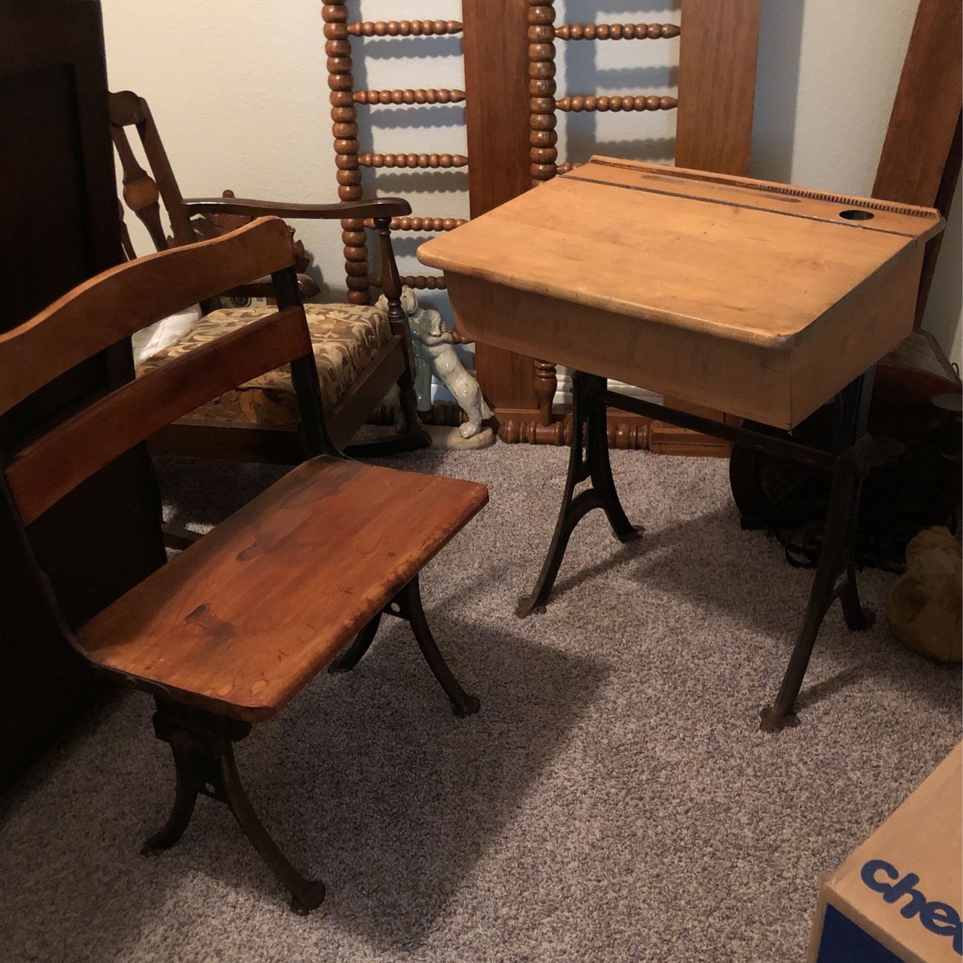 Antique School Desk