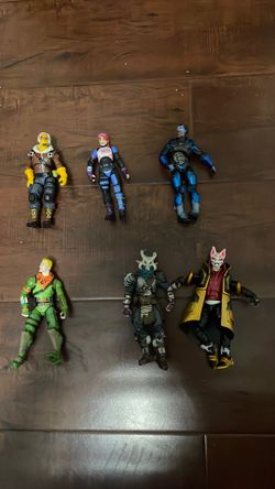 Variety of action figures