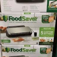 Food Saver Vacuum Sealer And 2 Boxes BPA Free Storage Bags