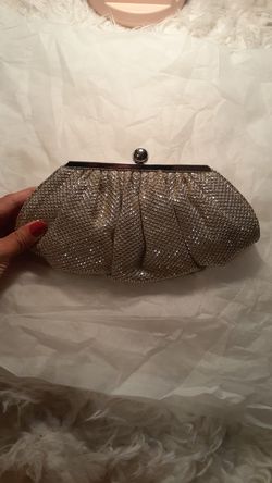 Gold / silver clutch