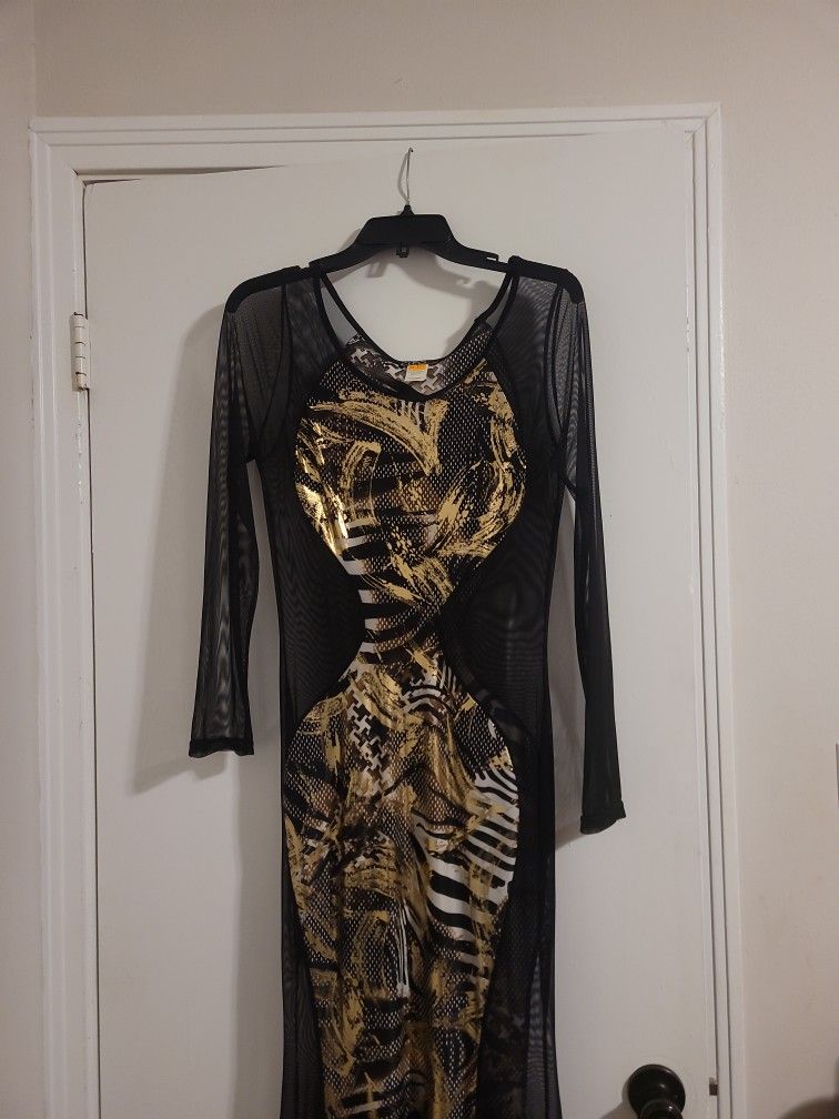 Long - Black Mermaid Dress