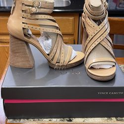 Vince Camuto Nanthie sandals - 9 1/2 Sandstone NEW