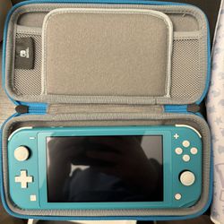Nintendo Switch Lite With Case ( No Charger) 