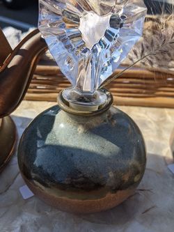 Crystal Heart Wine Stopper