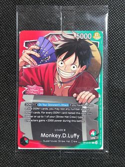 One Piece TCG English Ichiban Kuji Monkey D. Luffy Promo (OP13-001) Sealed