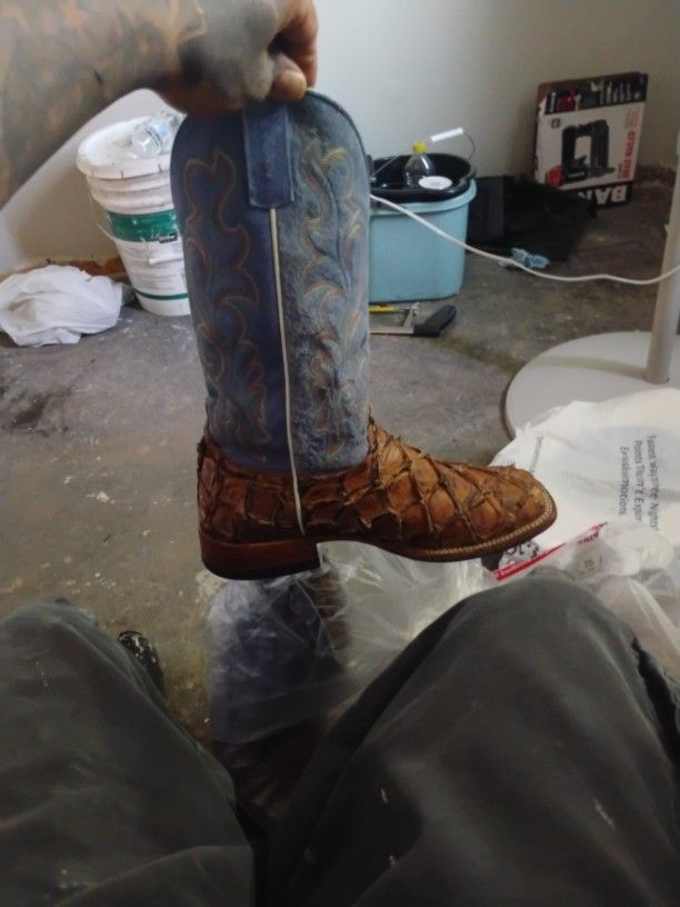 Top Hand Collection Horsepower Square Tool Boots