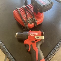 Milwaukee New Drill, And Used Charger And Battery. All Work Great.